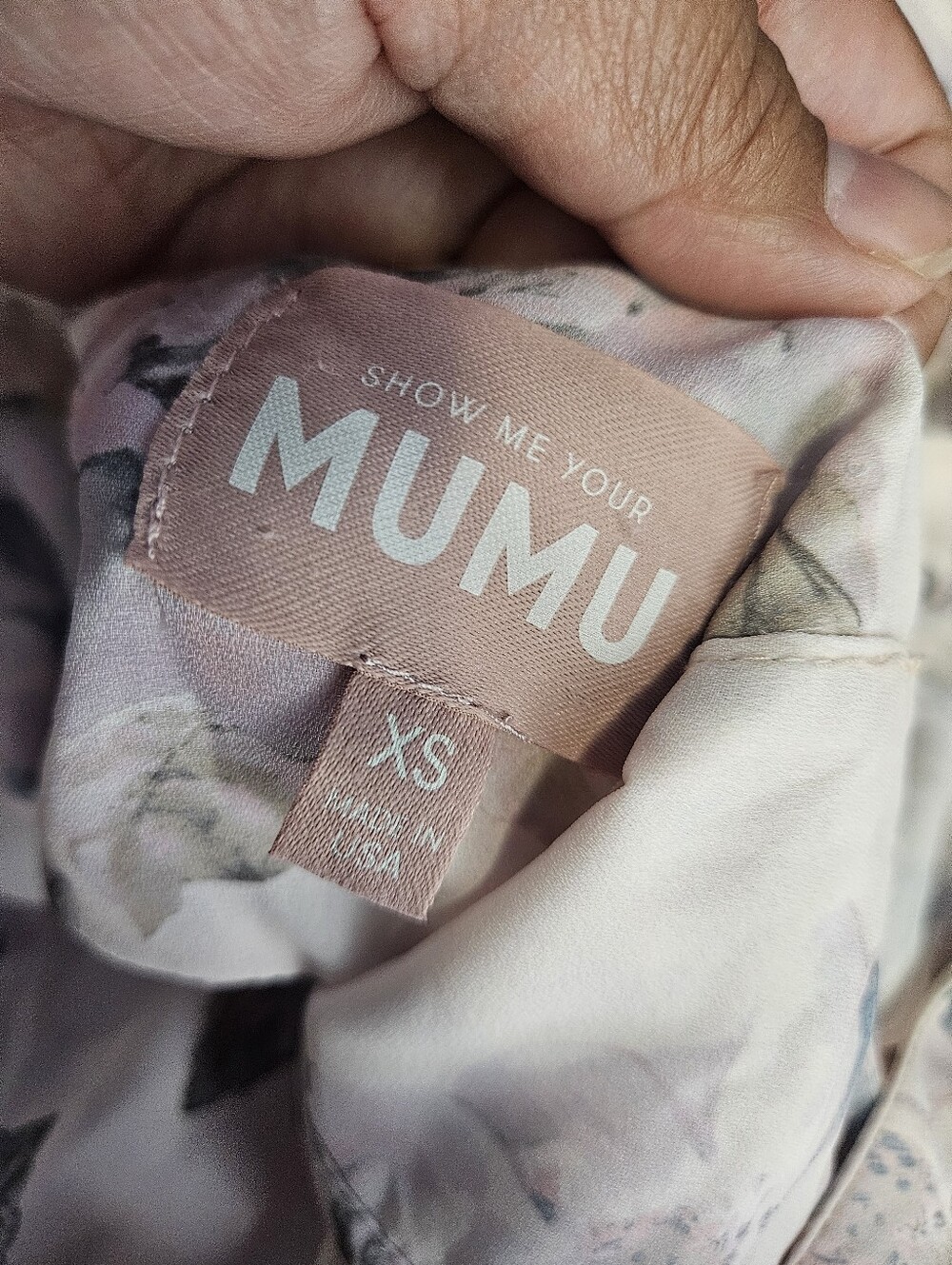 Show Me Your Mumu Pastel Floral Tie Back Lovely Midi Dress - Picture 11 of 13